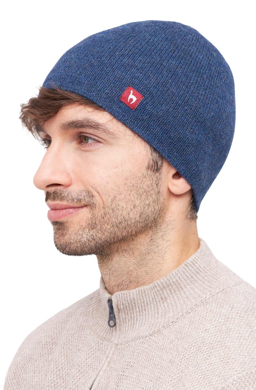 Reversible baby alpaca wool hat