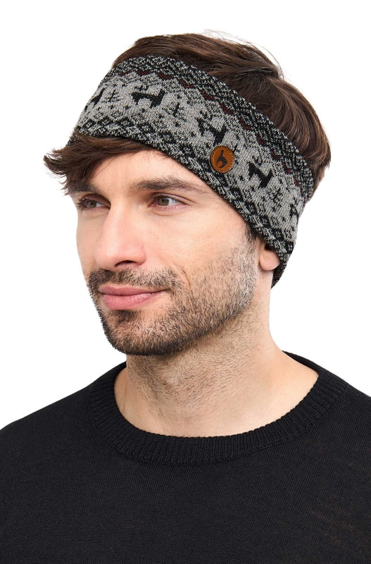 Men´s alpaca wool headband