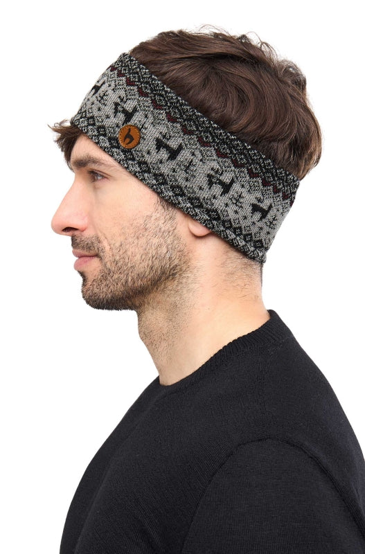 Men´s alpaca wool headband