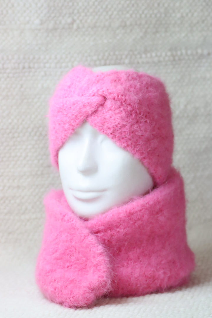 Soft headband with alpaca wool - Puffy