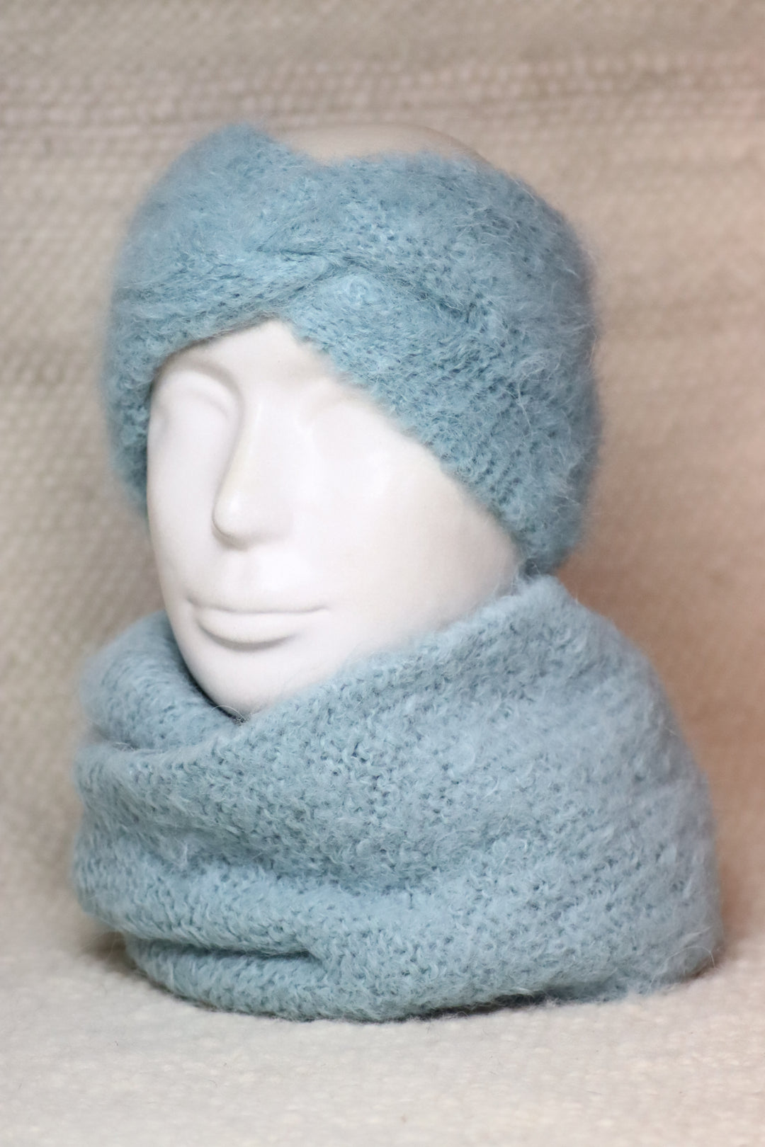 Soft headband with alpaca wool - Puffy
