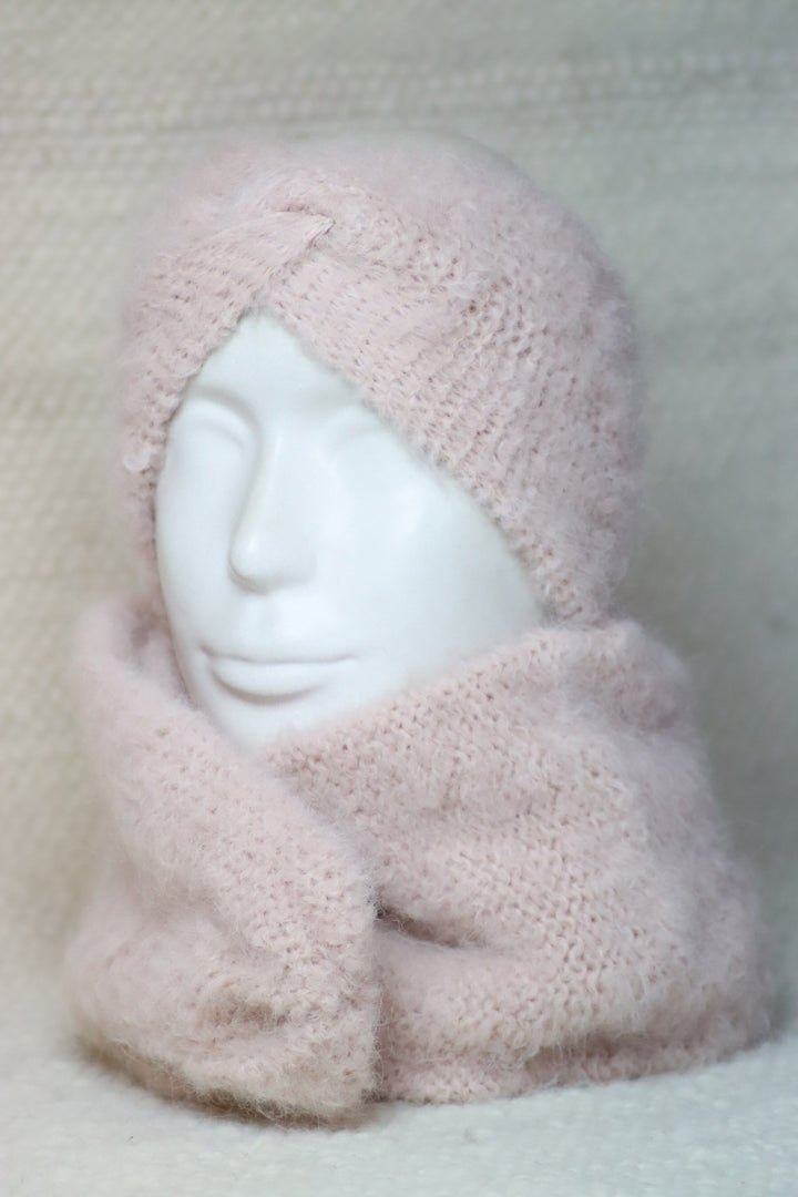 Soft headband with alpaca wool - Puffy