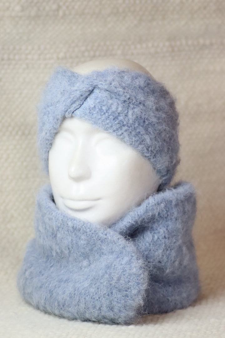 Soft headband with alpaca wool - Puffy