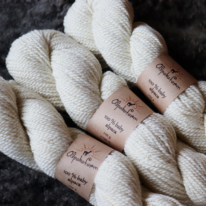100% baby alpaca yarn