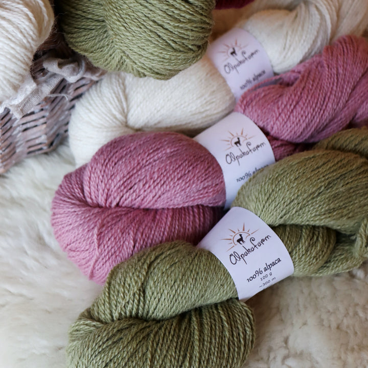 100% alpaca yarn
