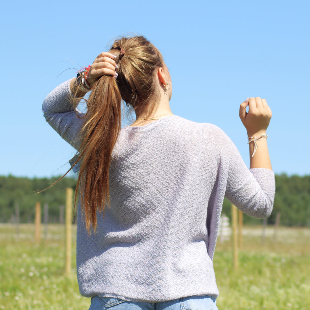 Baby alpaca wool airy sweater