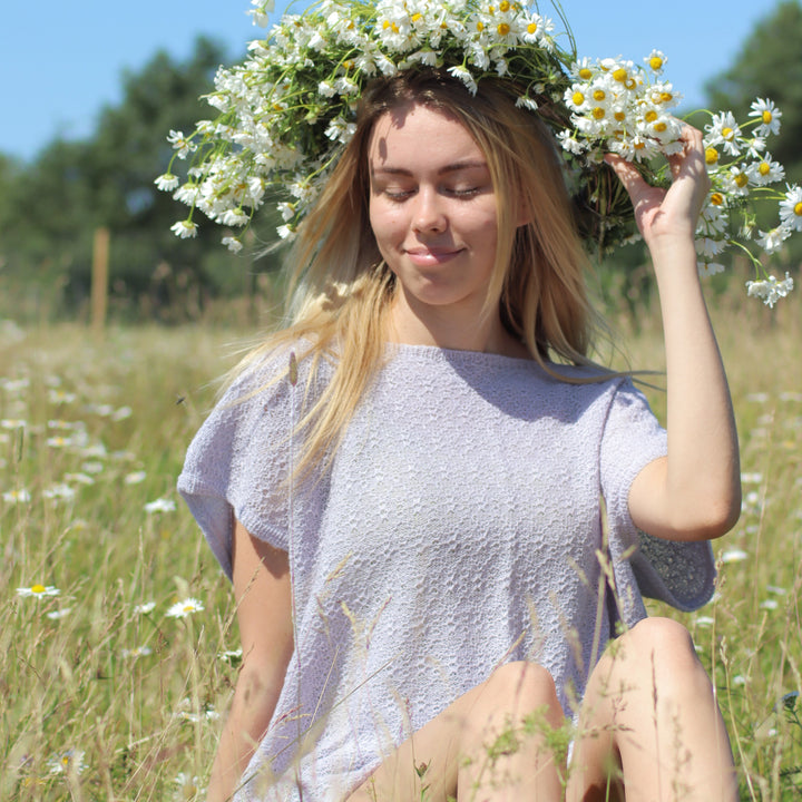 Baby alpaca wool blouse