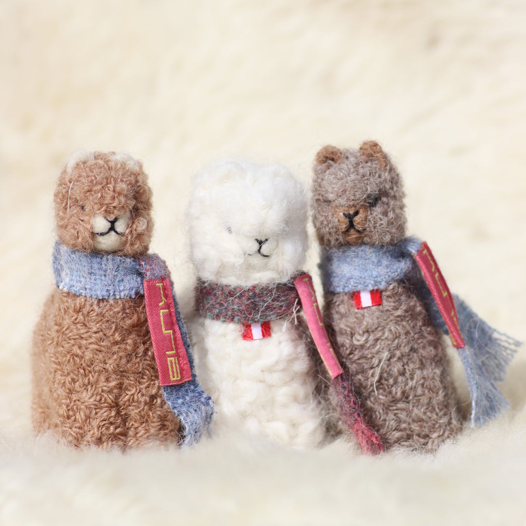Alpacas made of alpaca wool