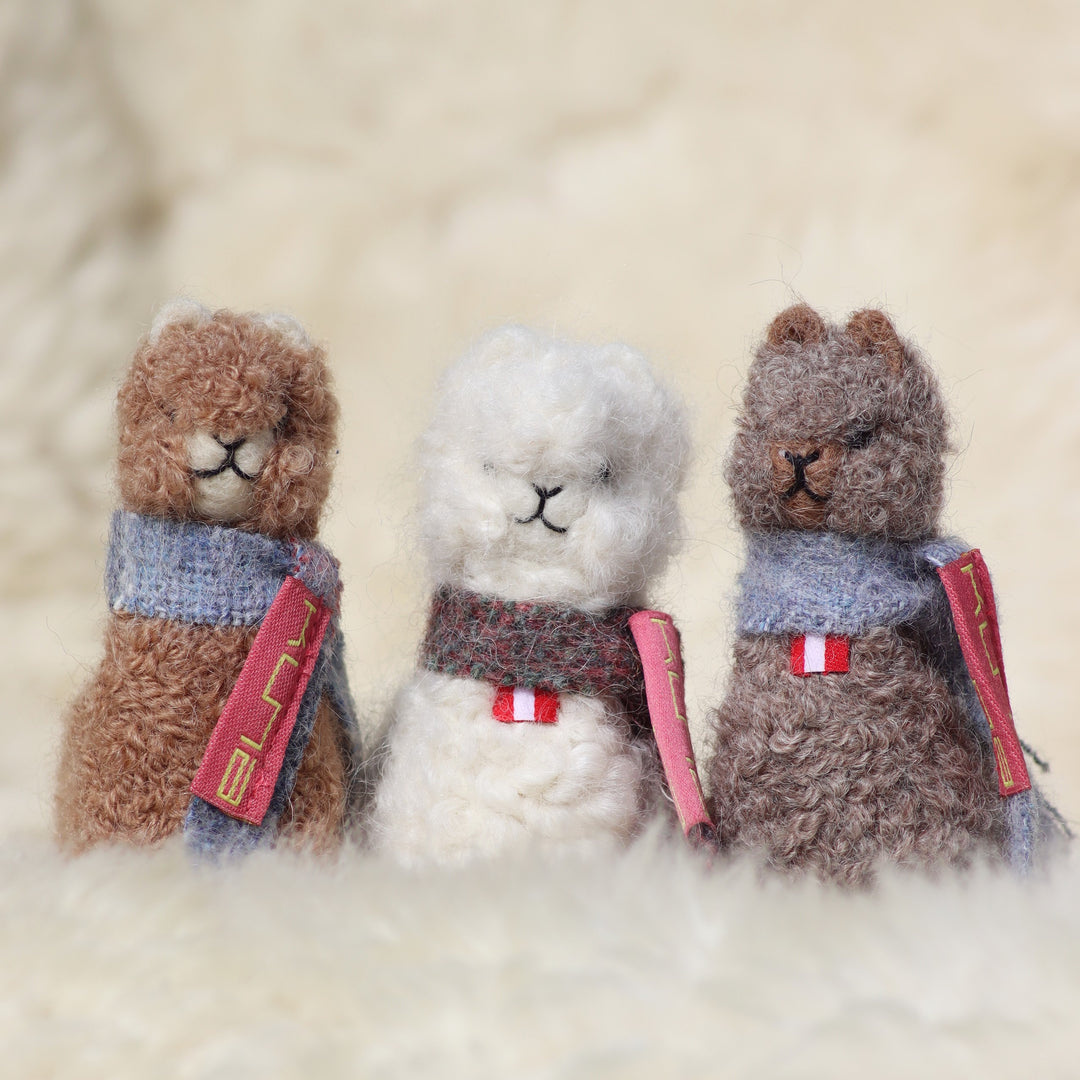 Alpacas made of alpaca wool