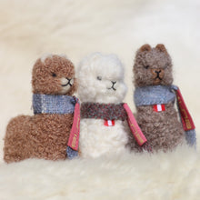 Load image into Gallery viewer, Alpaca figures made of alpaca wool
