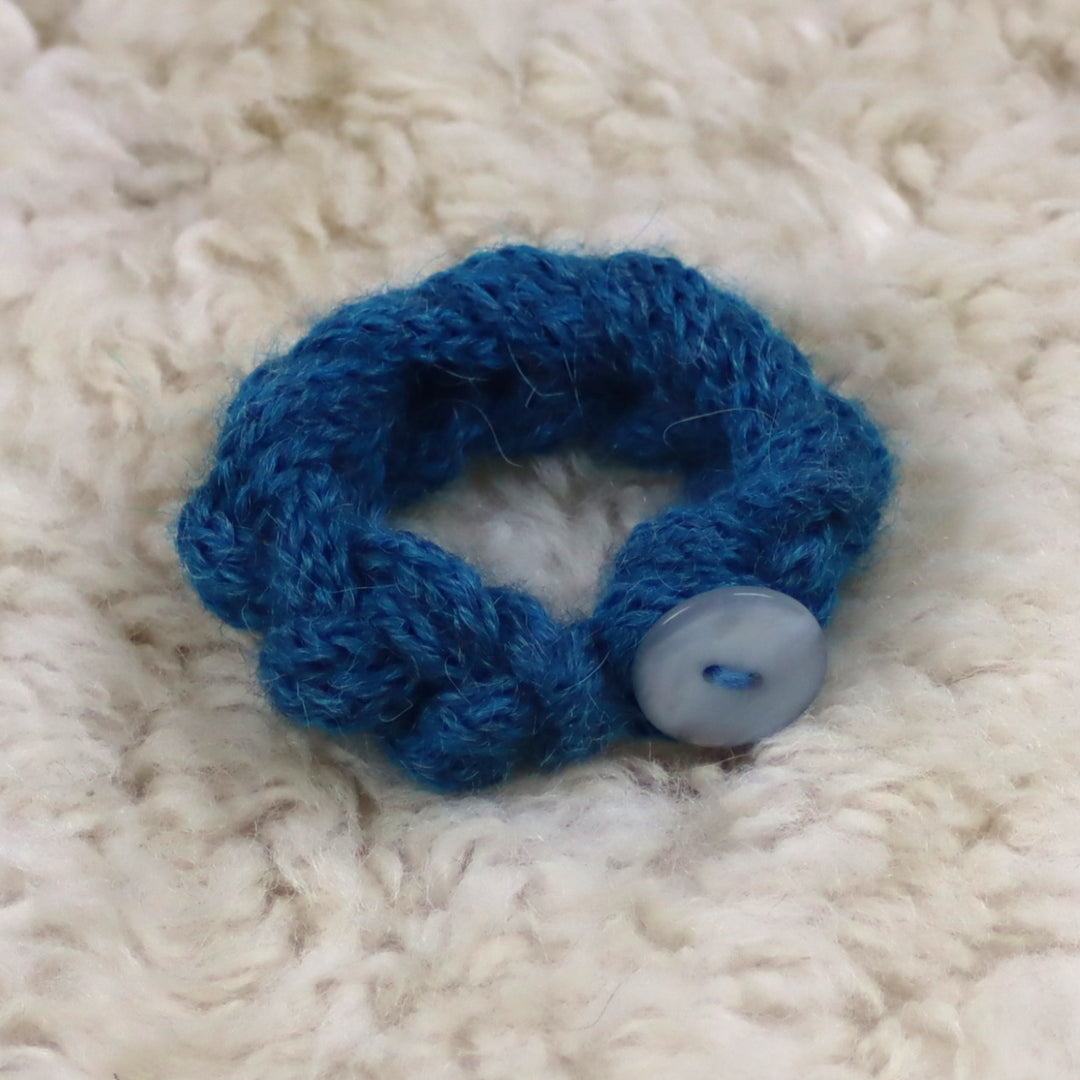 Alpaca wool wristband