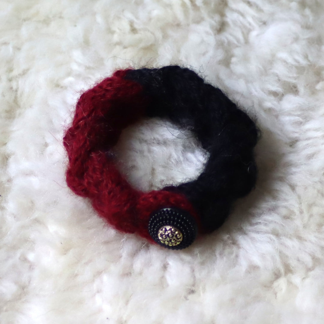 Alpaca wool wristband