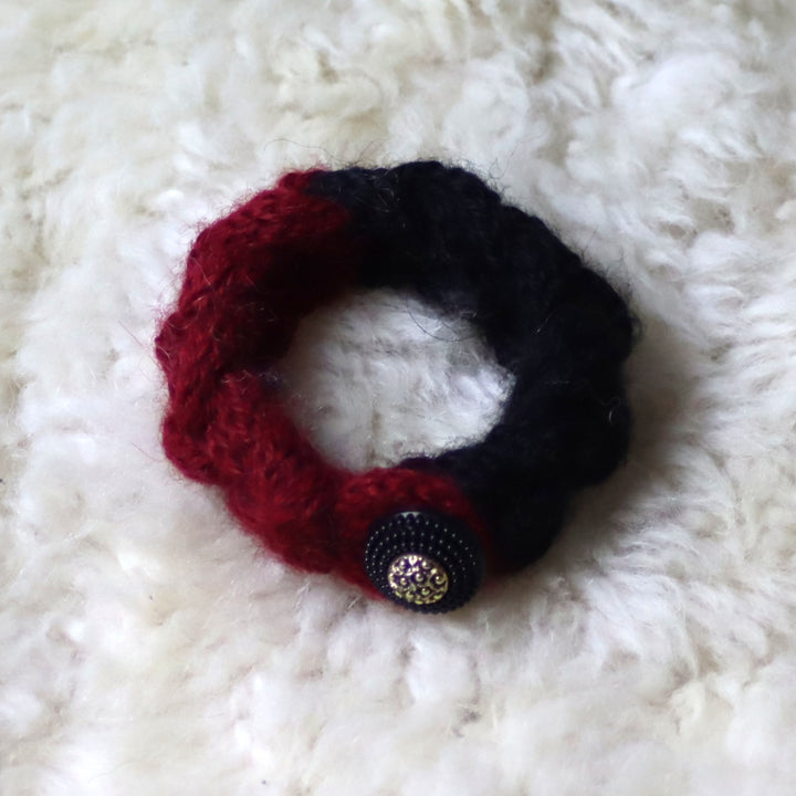 Alpaca wool wristband
