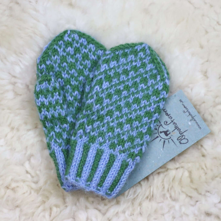 100% alpaca wool mittens for children