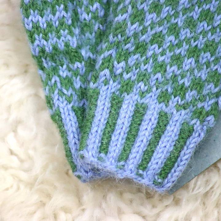 100% alpaca wool mittens for children