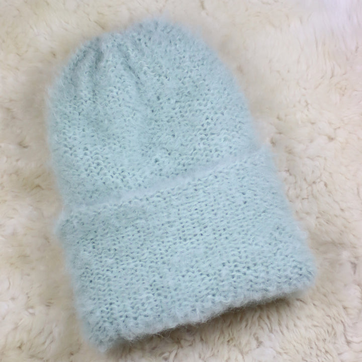 Keeratava äärega karvane müts - Puffy