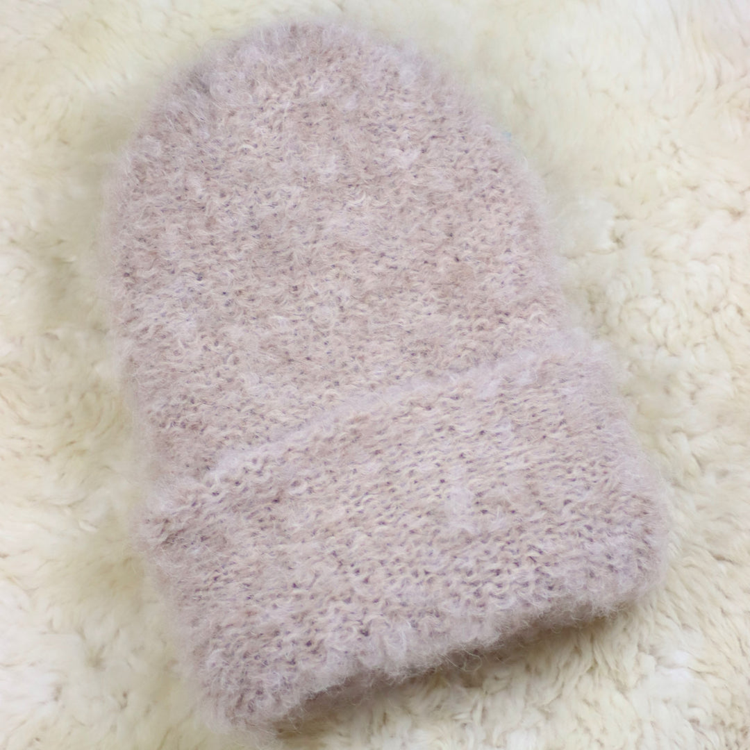 Keeratava äärega karvane müts - Puffy