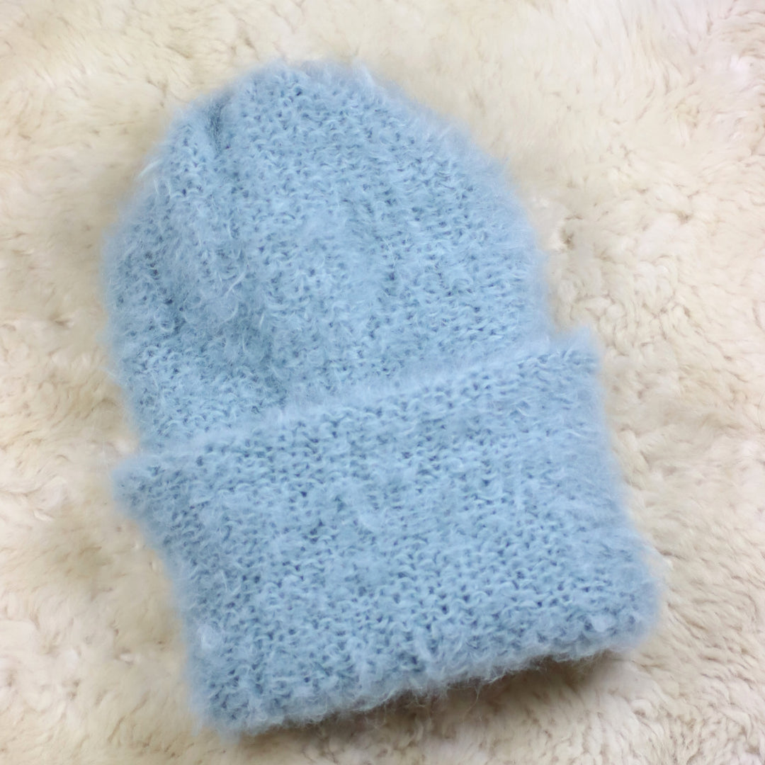 Keeratava äärega karvane müts - Puffy