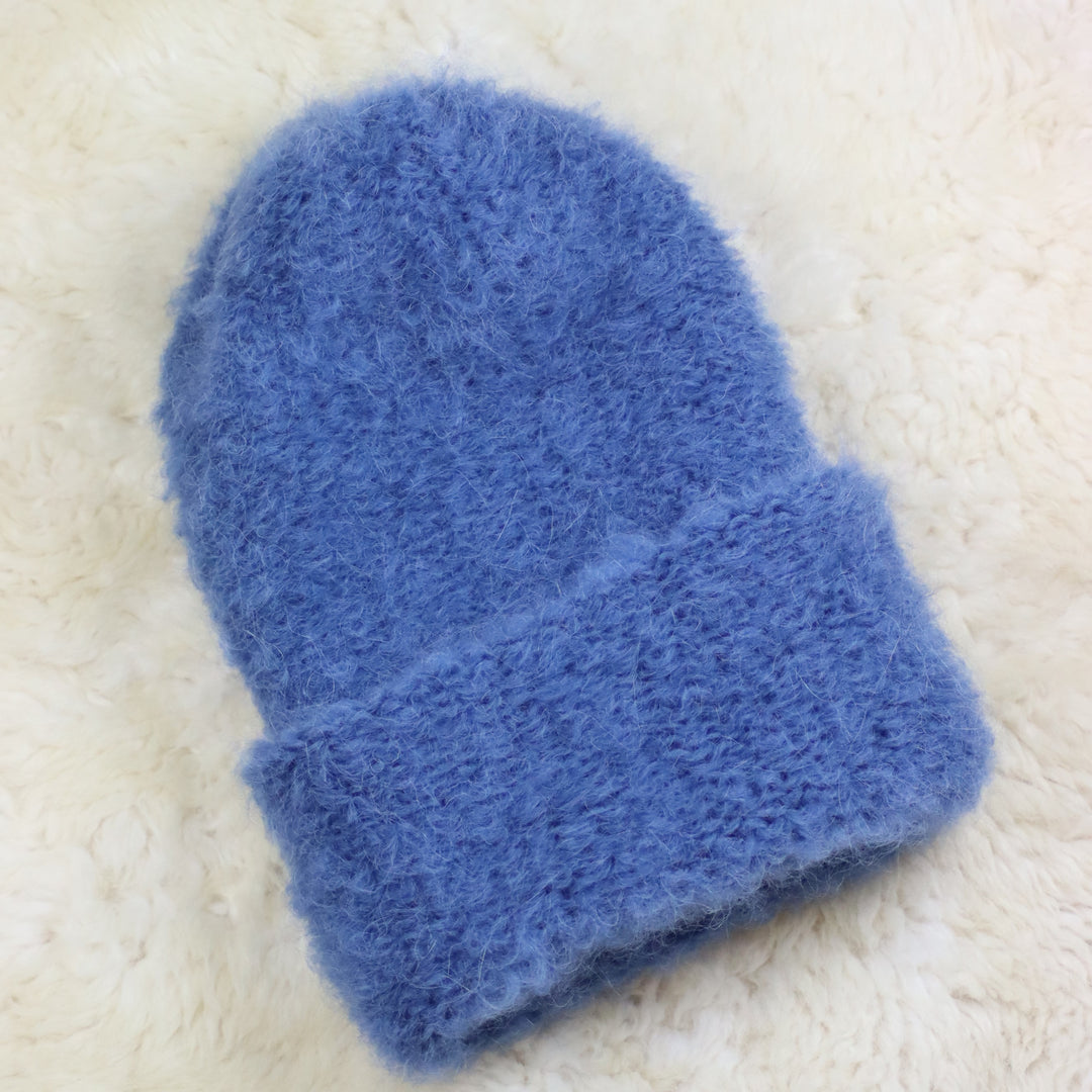 Keeratava äärega karvane müts - Puffy