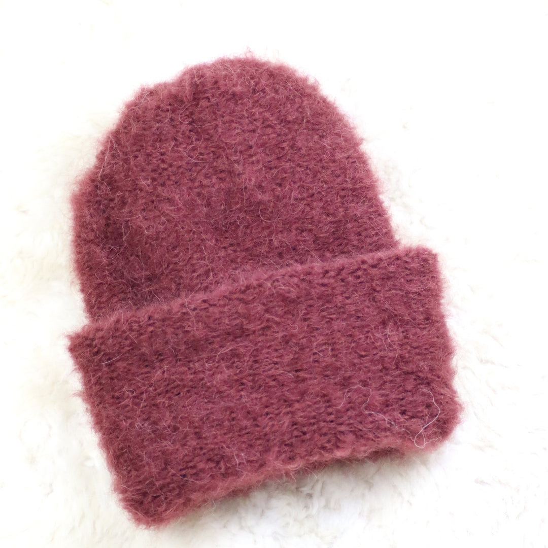 Keeratava äärega karvane müts - Puffy