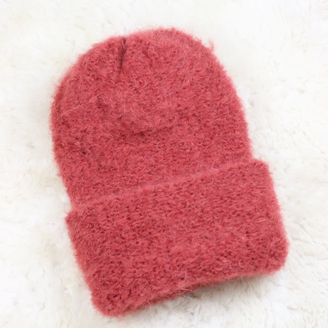 Keeratava äärega karvane müts - Puffy