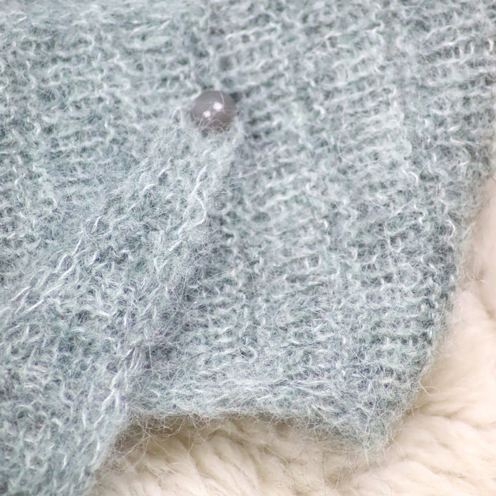 Light alpaca wool scarf with silk