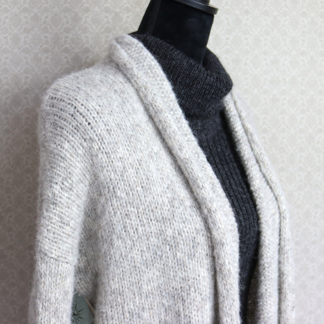 Long cut cardigan