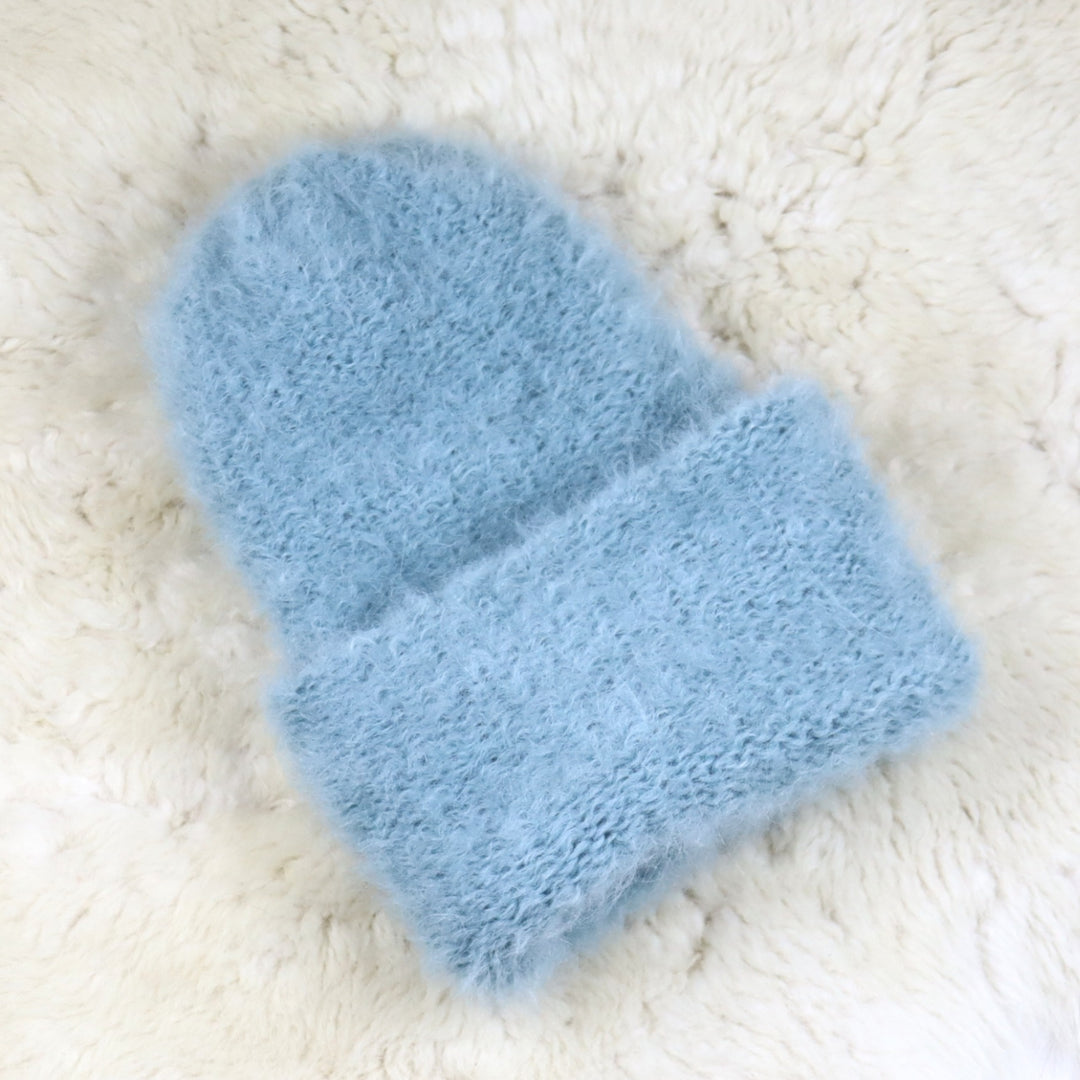 Keeratava äärega karvane müts - Puffy