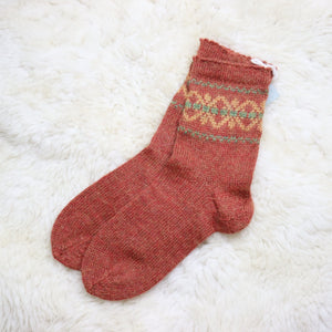 100% alpaca wool socks