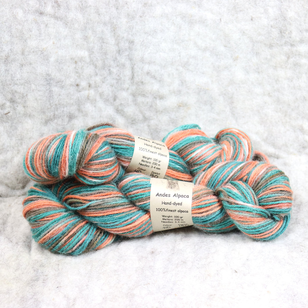 NEW! Hand dyed alpaca yarn ANDES