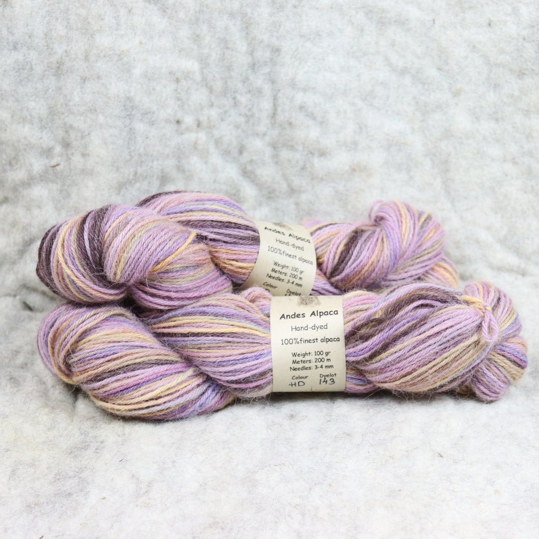 NEW! Hand dyed alpaca yarn ANDES