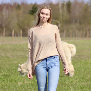 Baby alpaca wool sweater