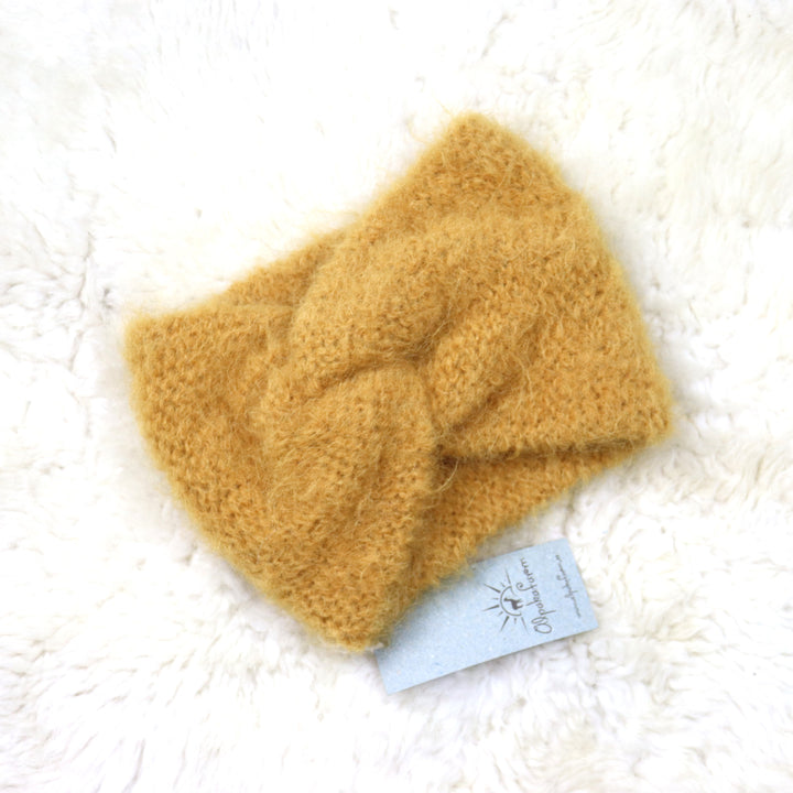 Soft headband with alpaca wool - Puffy