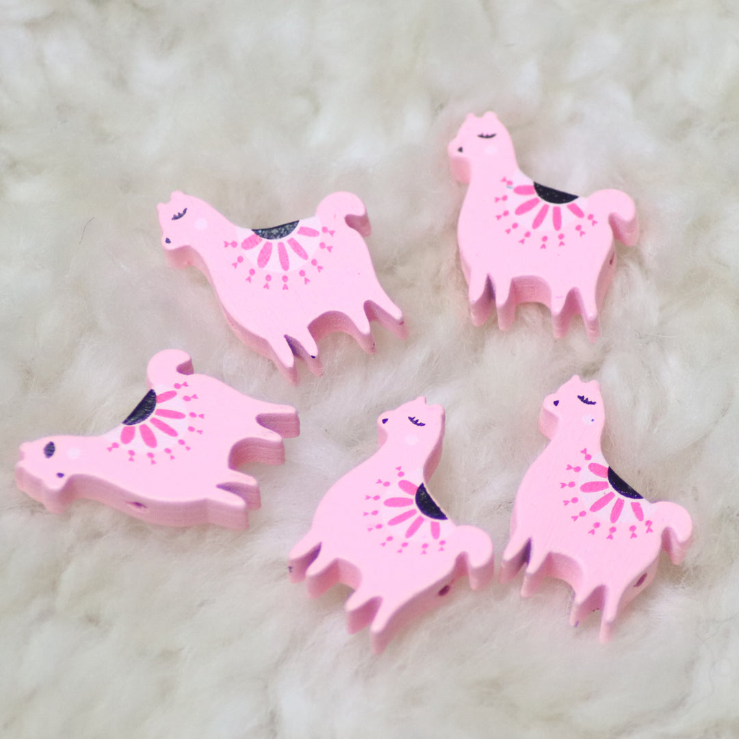 Alpaca-shaped beads