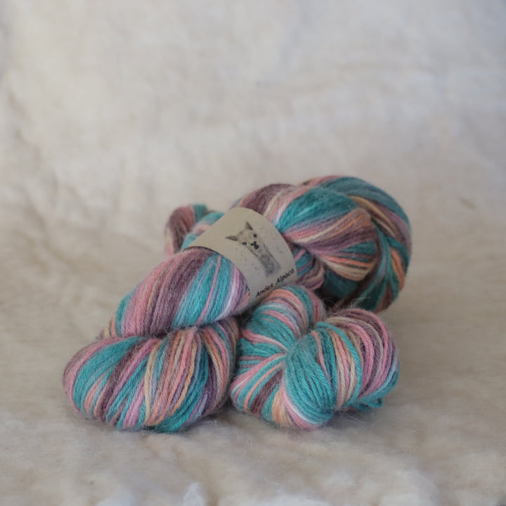 Hand-dyed alpaca yarn ANDES