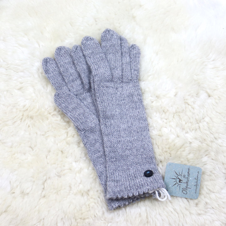 100% alpaca wool gloves