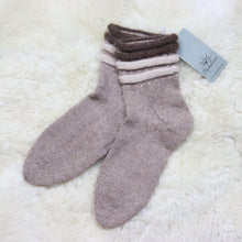 Load image into Gallery viewer, 100% alpaca wool socks (hand knitted)
