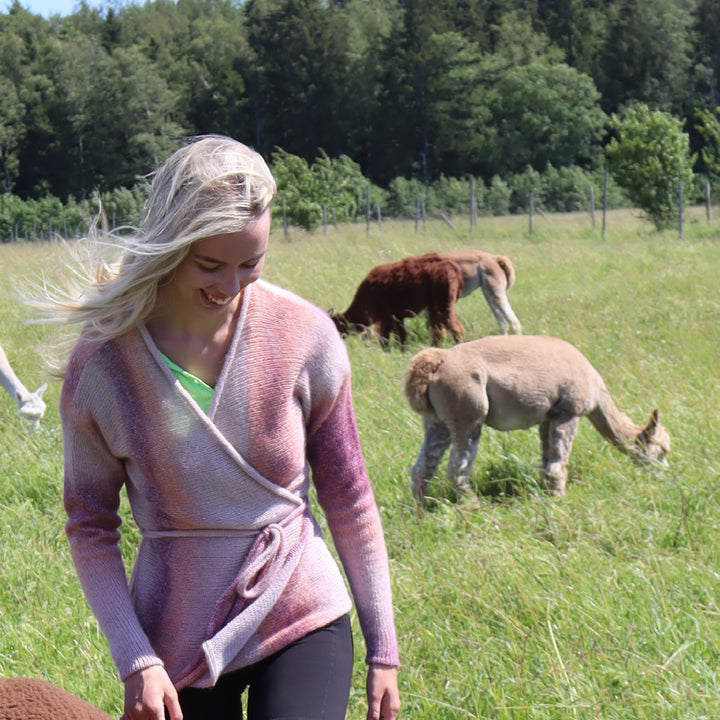 Delicate wrap sweater