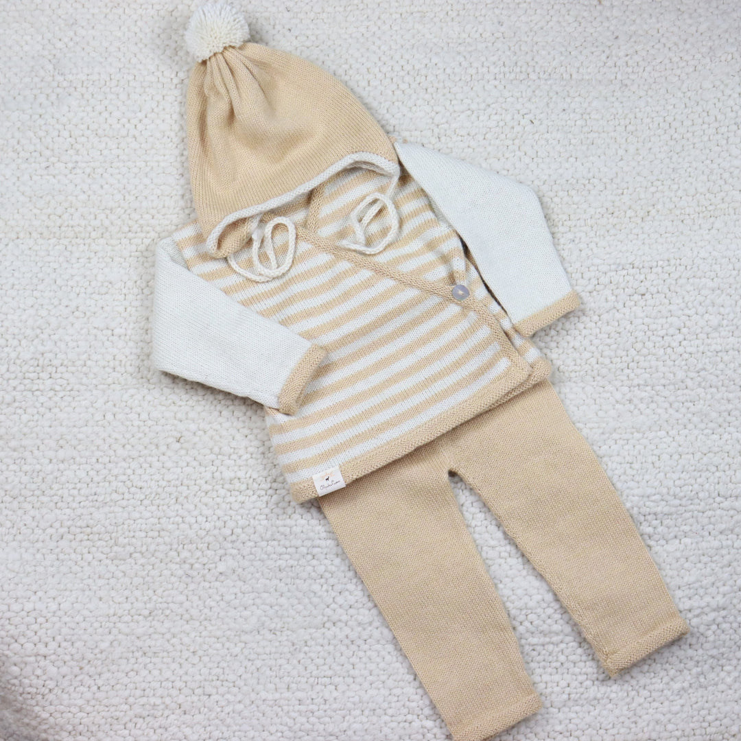Striped baby set