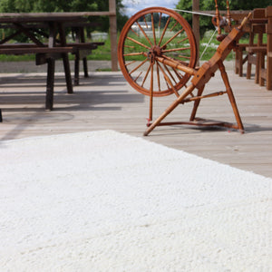 100% alpaca wool rug