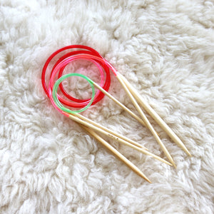 Colored circular needles