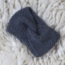 Load image into Gallery viewer, Pearled baby alpaca wool headband
