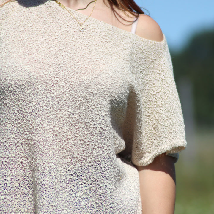 Baby alpaca wool blouse