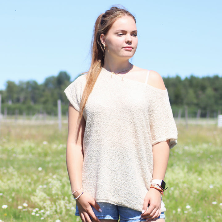 Baby alpaca wool blouse