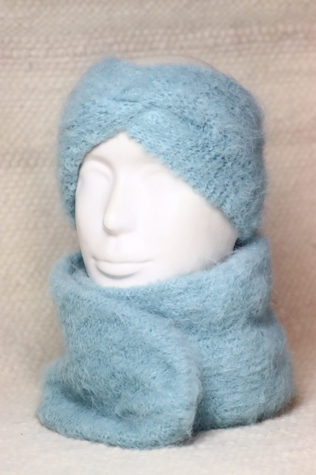 Soft headband with alpaca wool - Puffy