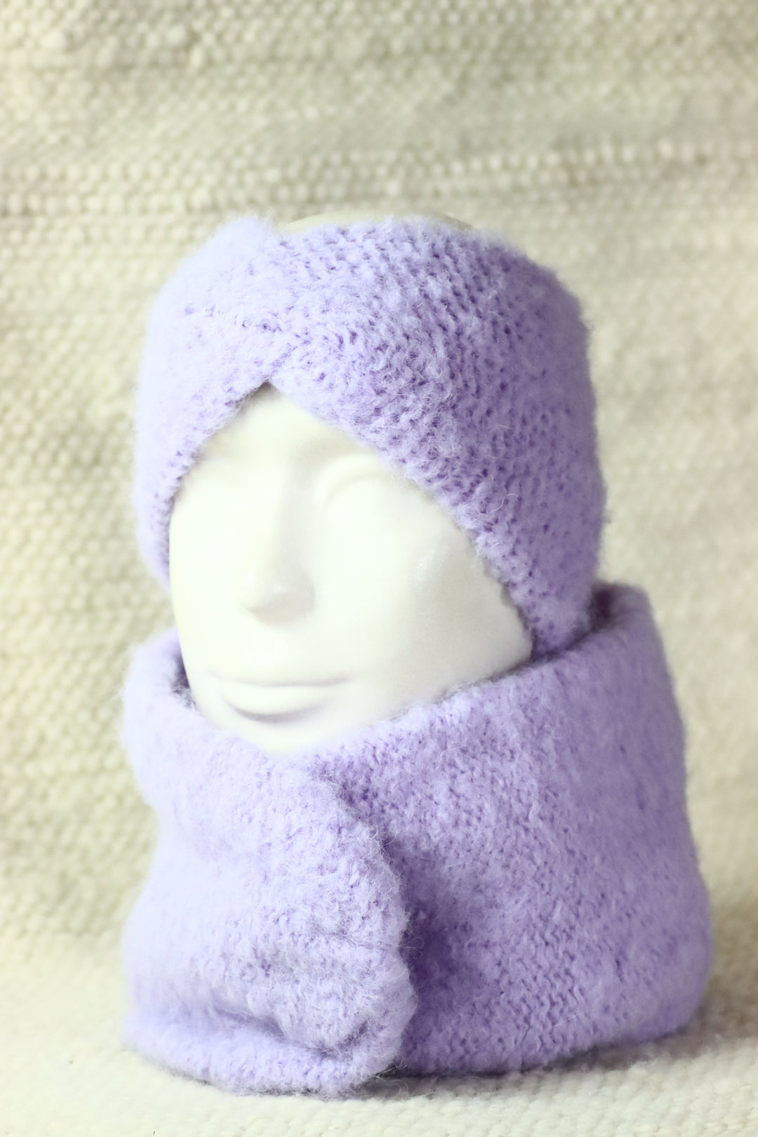 Soft headband with alpaca wool - Puffy