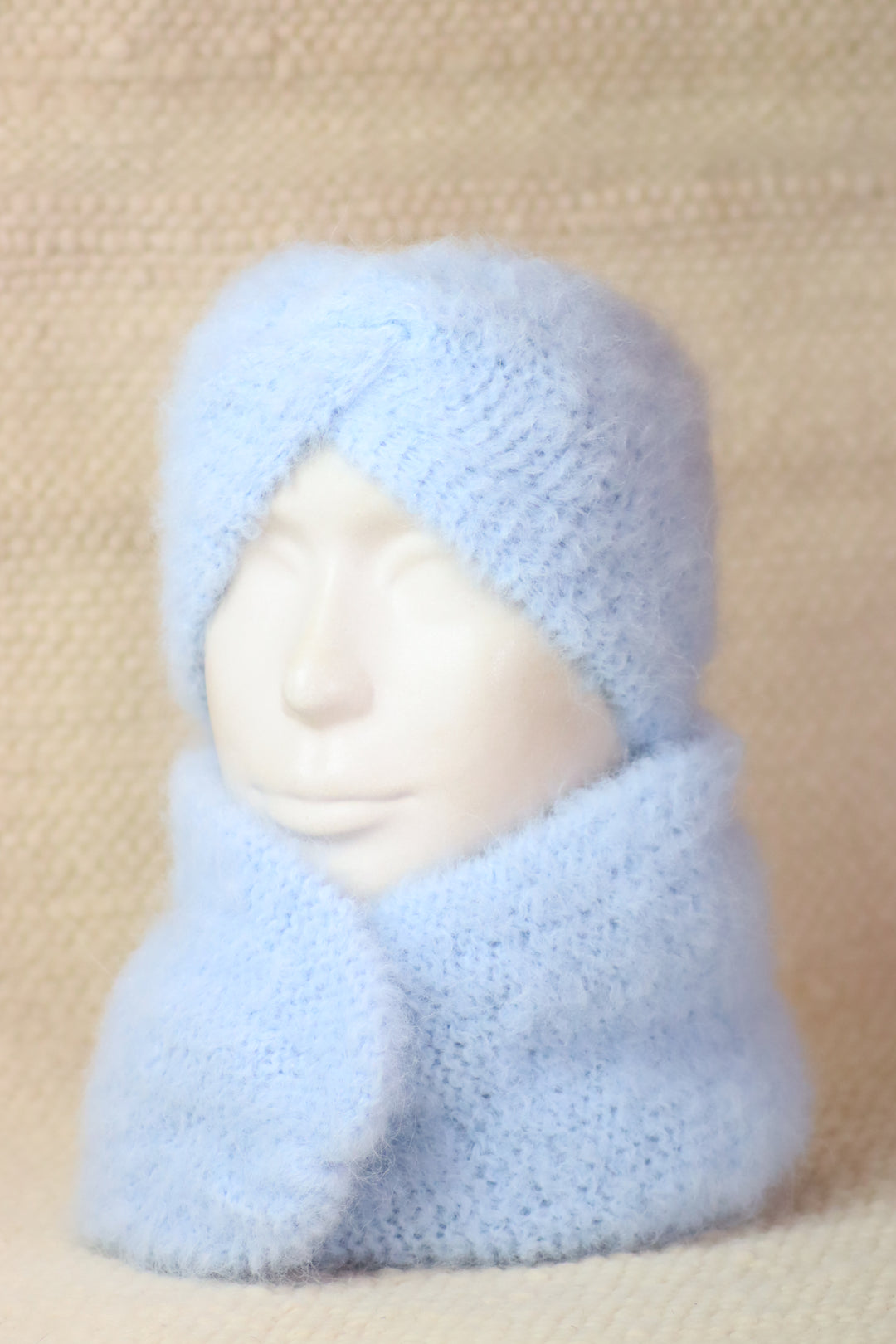 Soft headband with alpaca wool - Puffy