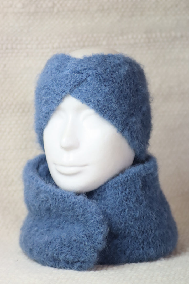 Soft headband with alpaca wool - Puffy