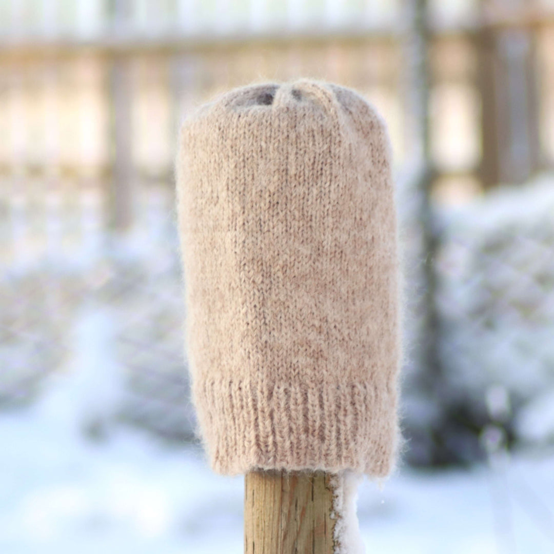 Thinner hat with alpaca wool