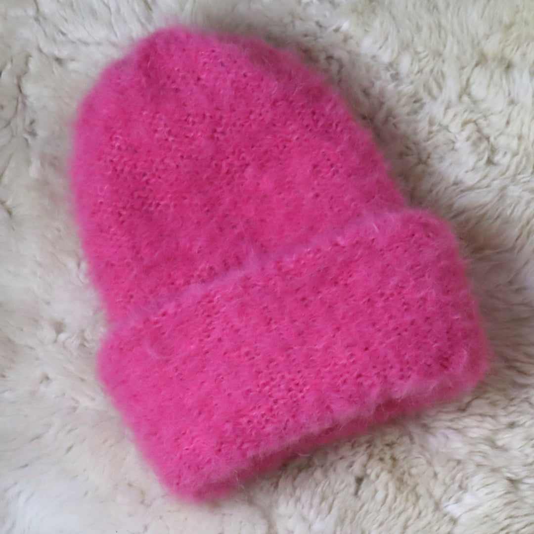 Keeratava äärega karvane müts - Puffy